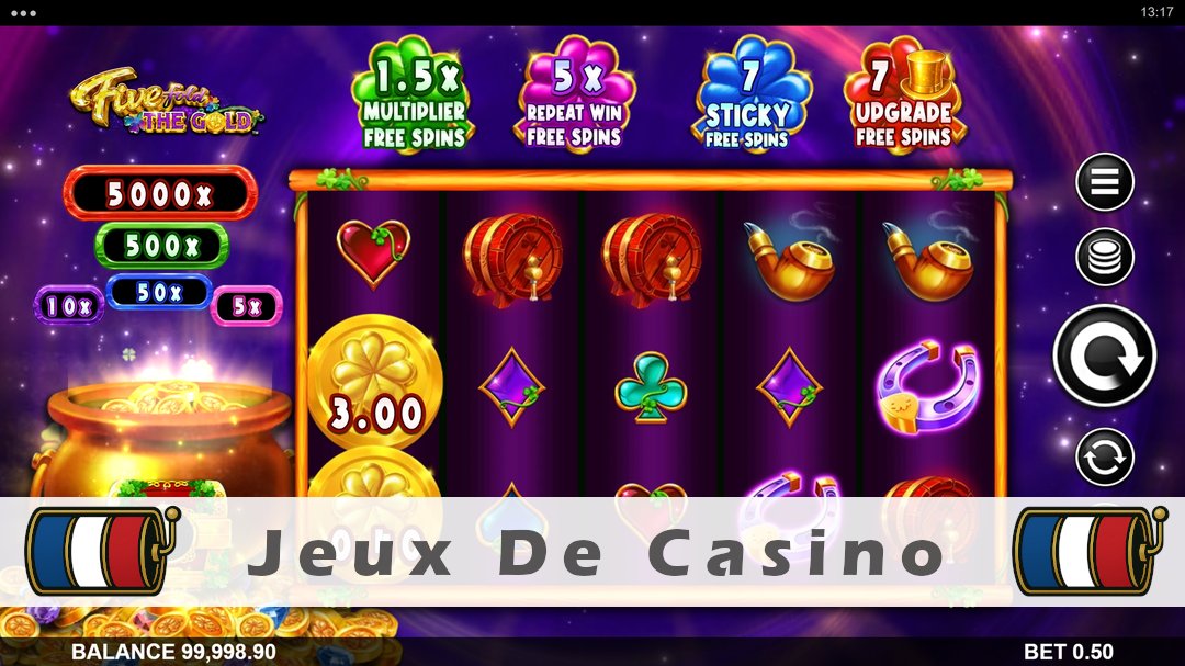 Démo de la machine à sous Fivefold the Gold