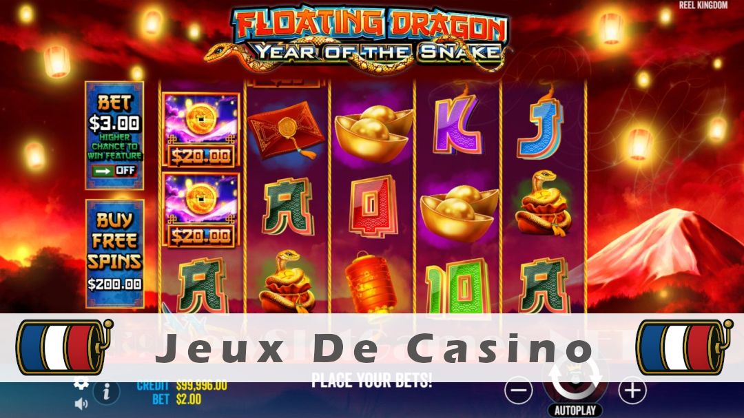 Démo de la machine à sous Floating Dragon Year of the Snake