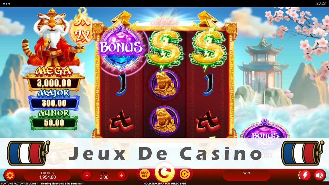 Démo de la machine à sous Floating Tiger Gold Blitz Fortunes