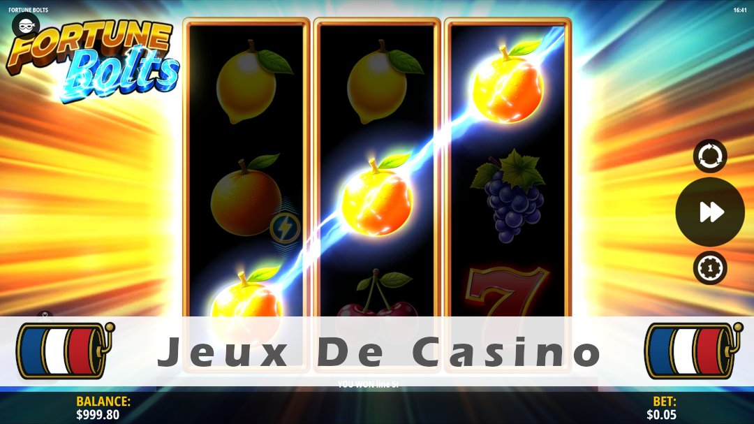 Démo de la machine à sous Fortune Bolts
