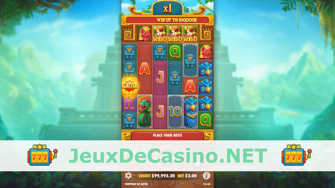 Démo de la machine à sous Fortune of Aztec