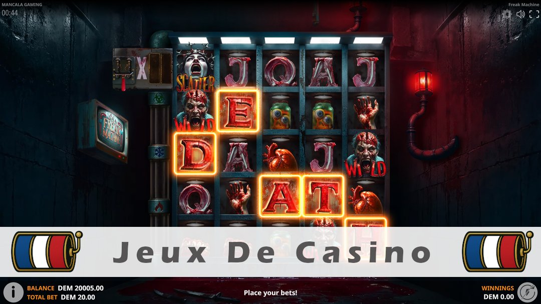 Démo de la machine à sous Freak Machine