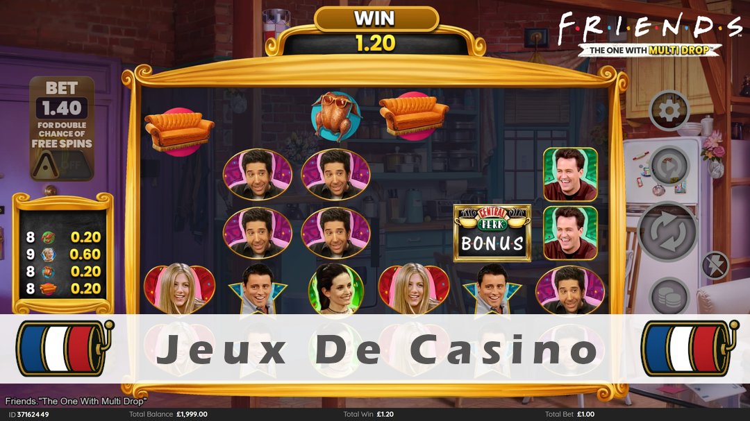 Démo de la machine à sous Friends The One With Multidrop