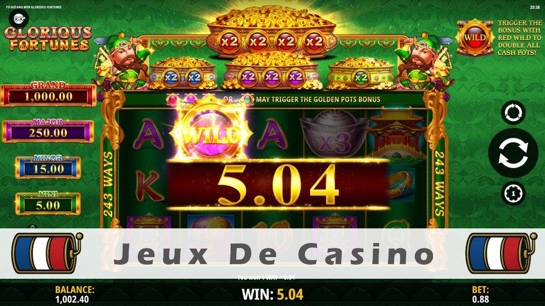 Démo de la machine à sous Fu Gui Hao Men Glorious Fortunes