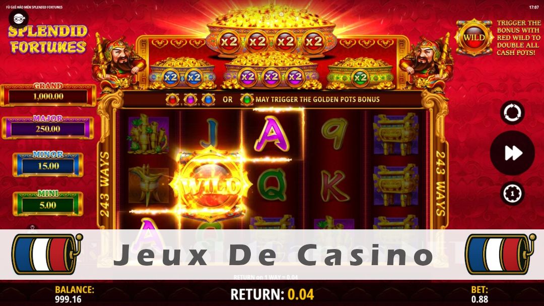 Démo de la machine à sous Fu Gui Hao Men Splendid Fortune