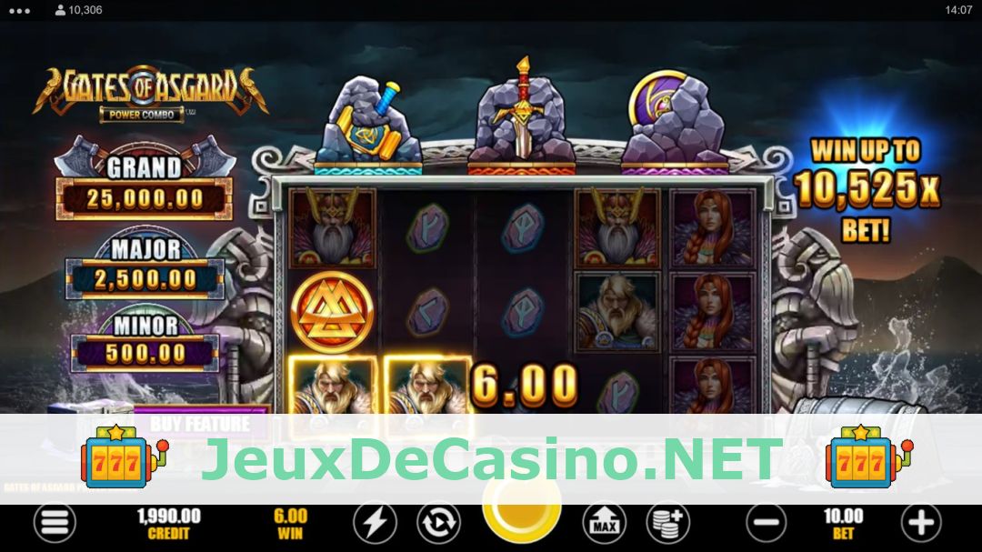 Démo de la machine à sous Gates of Asgard Power Combo