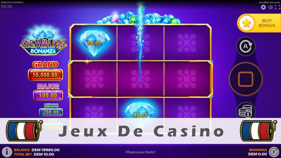 Démo de la machine à sous GemBlitz Bonanza Deluxe