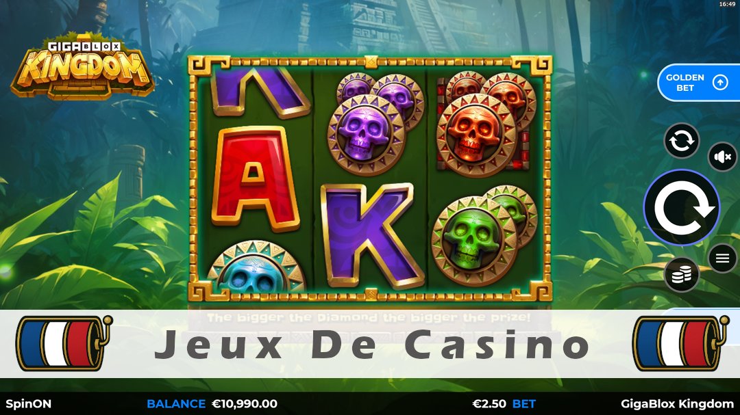 Démo de la machine à sous GigaBlox Kingdom