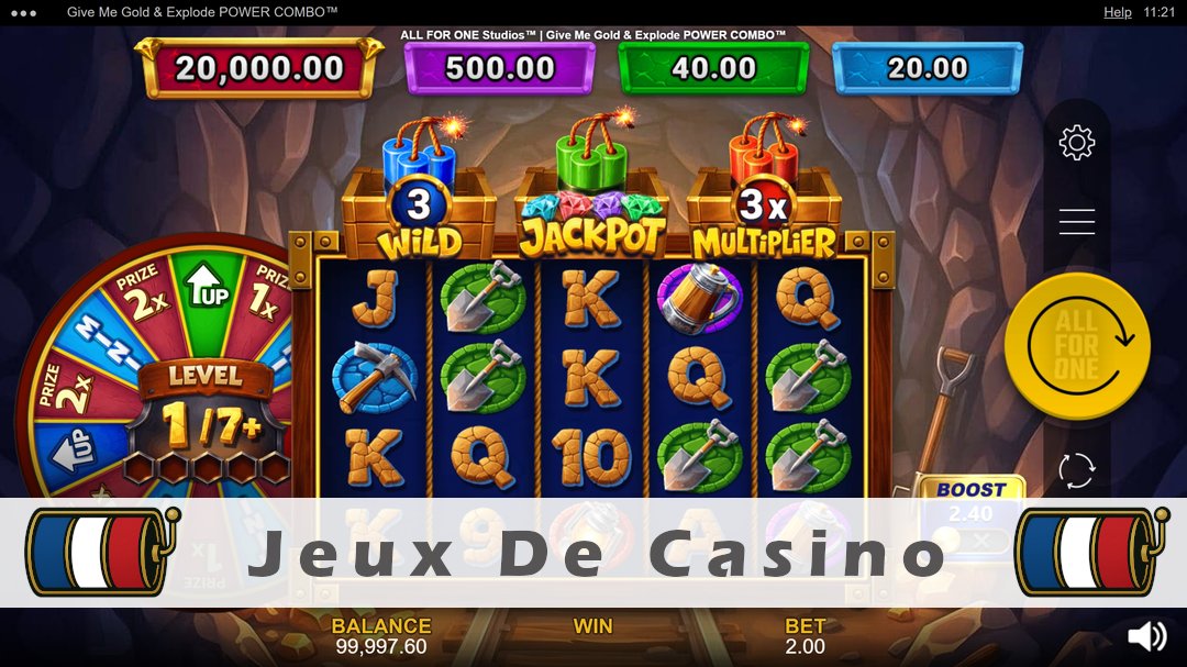 Démo de la machine à sous Give Me Gold & Explode Power Combo