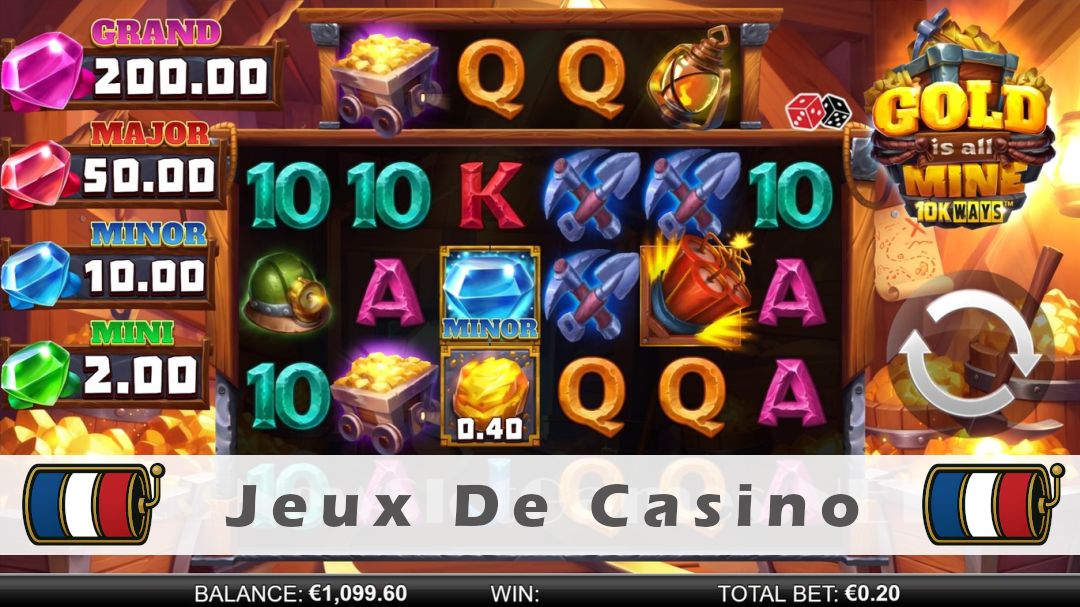 Démo de la machine à sous Gold Is All Mine 10K Ways