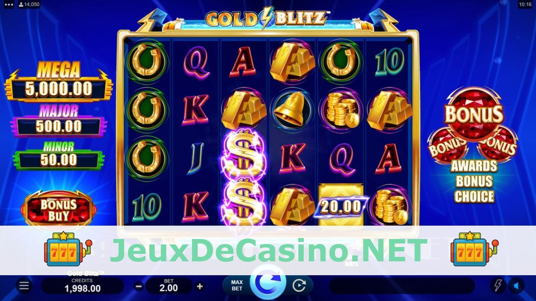 Démo de la machine à sous Gold Blitz