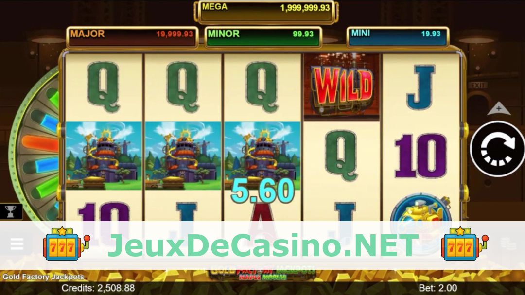 Démo de la machine à sous Gold Factory Jackpots Maple Moolah