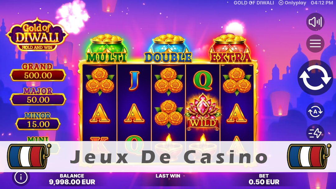 Démo de la machine à sous Gold of Diwali