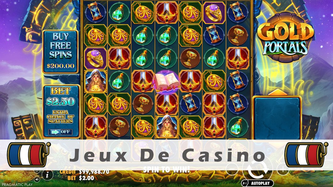 Démo de la machine à sous Gold Portals