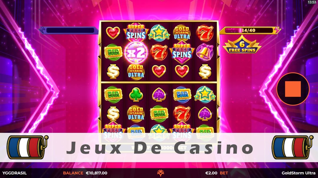 Démo de la machine à sous Gold Storm Ultra