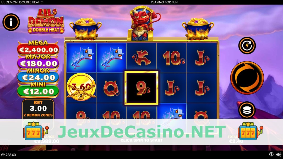 Démo de la machine à sous Gold Trio Lil Demon