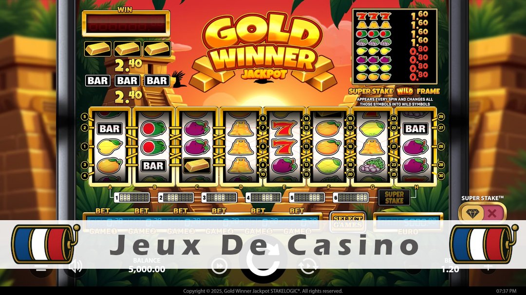 Démo de la machine à sous Gold Winner Jackpot