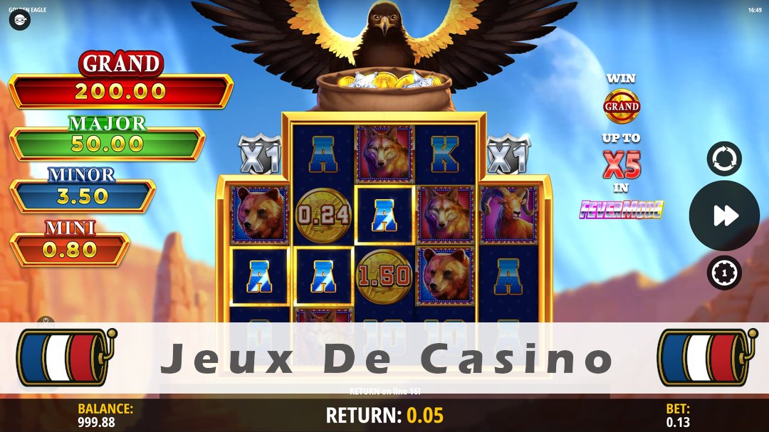 Démo de la machine à sous Golden Eagle