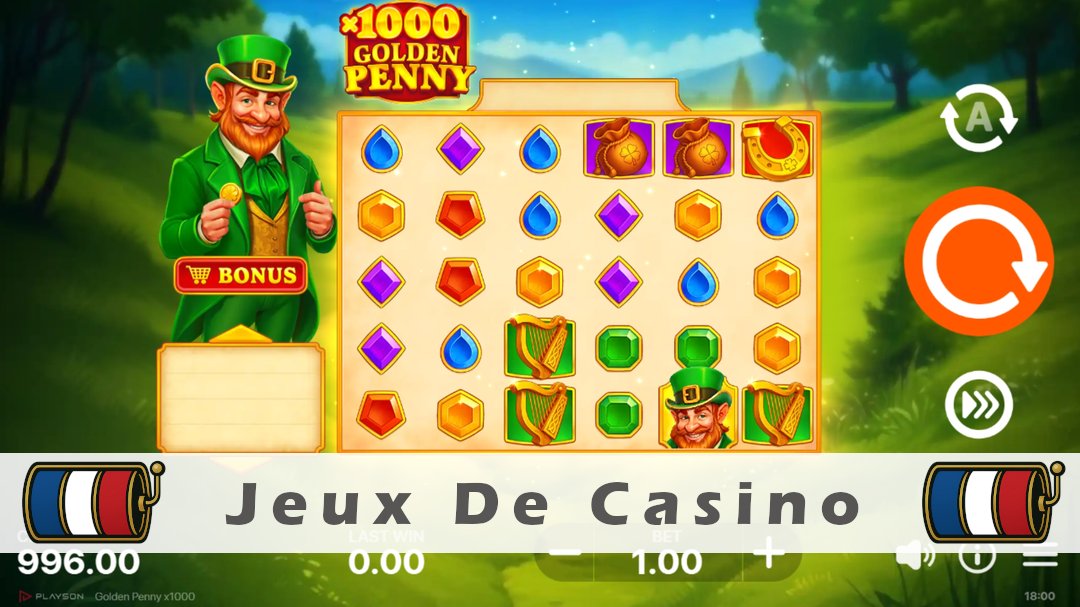 Démo de la machine à sous Golden Penny x1000