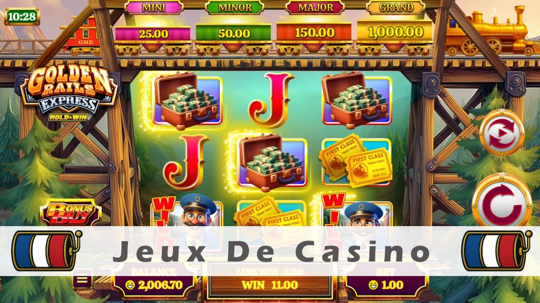 Démo de la machine à sous Golden Rails Express