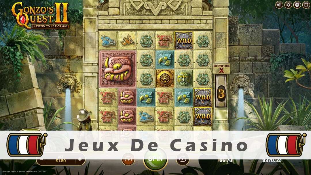 Démo de la machine à sous Gonzos Quest 2 Return to El Dorado