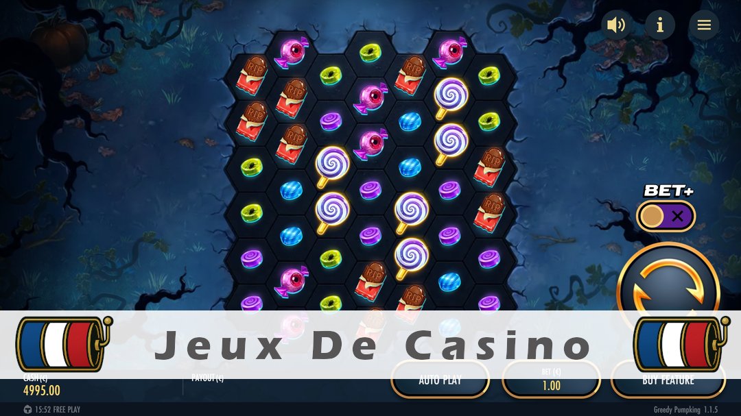 Démo de la machine à sous Greedy Pumpking