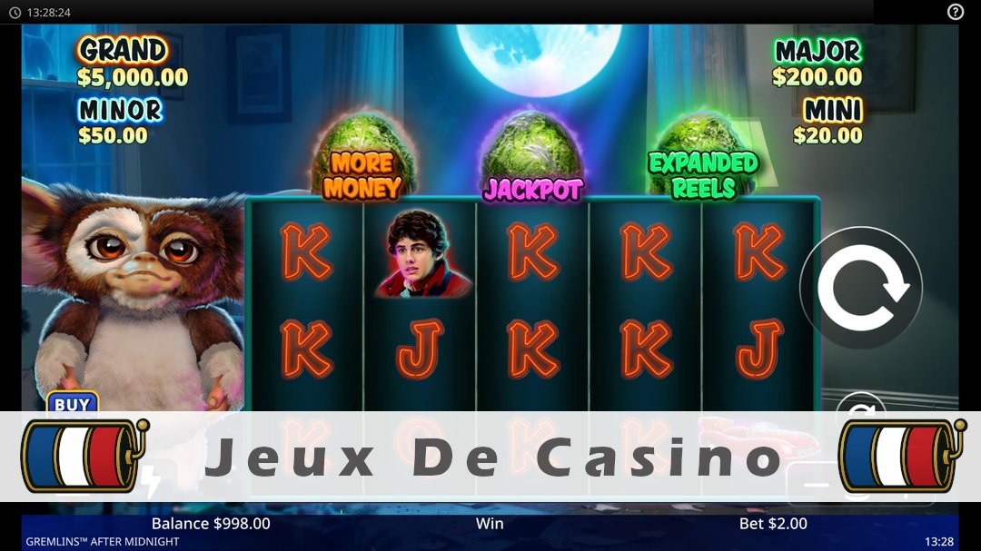 Démo de la machine à sous Gremlins After Midnight