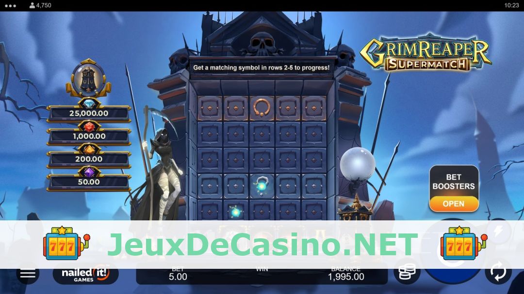 Démo de la machine à sous Grim Reaper Supermatch