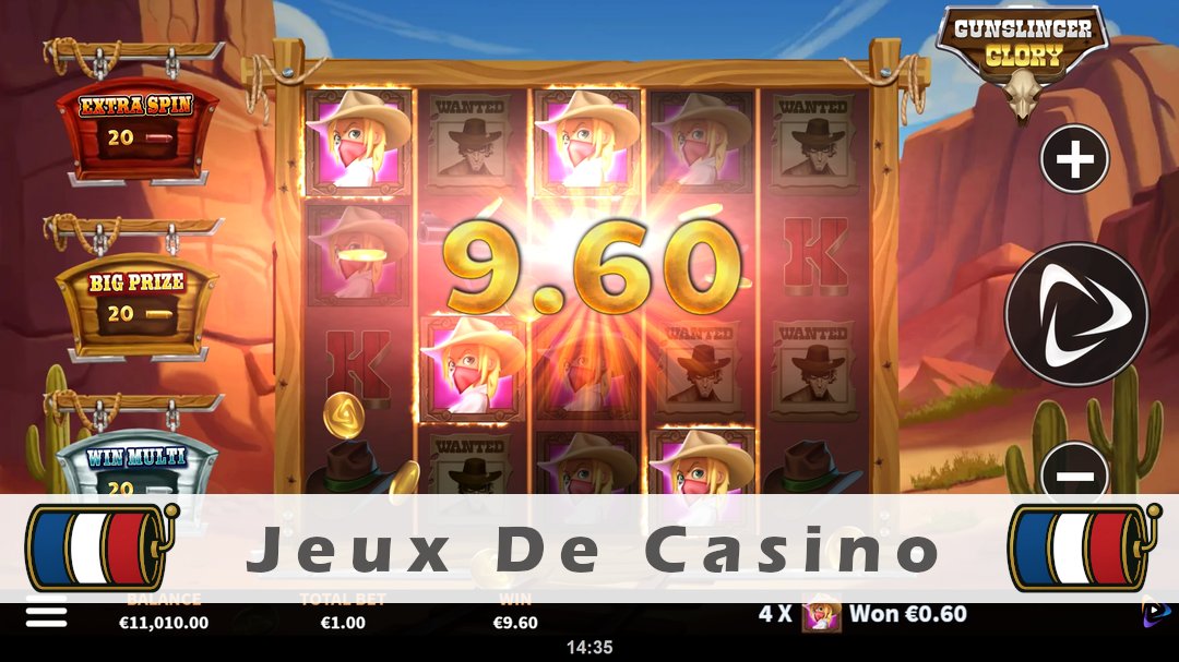 Démo de la machine à sous Gunslinger Glory