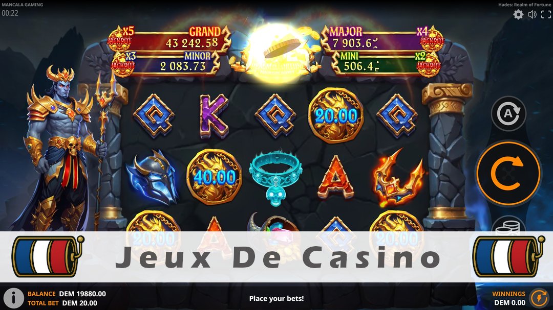 Démo de la machine à sous Hades Realm of Fortune
