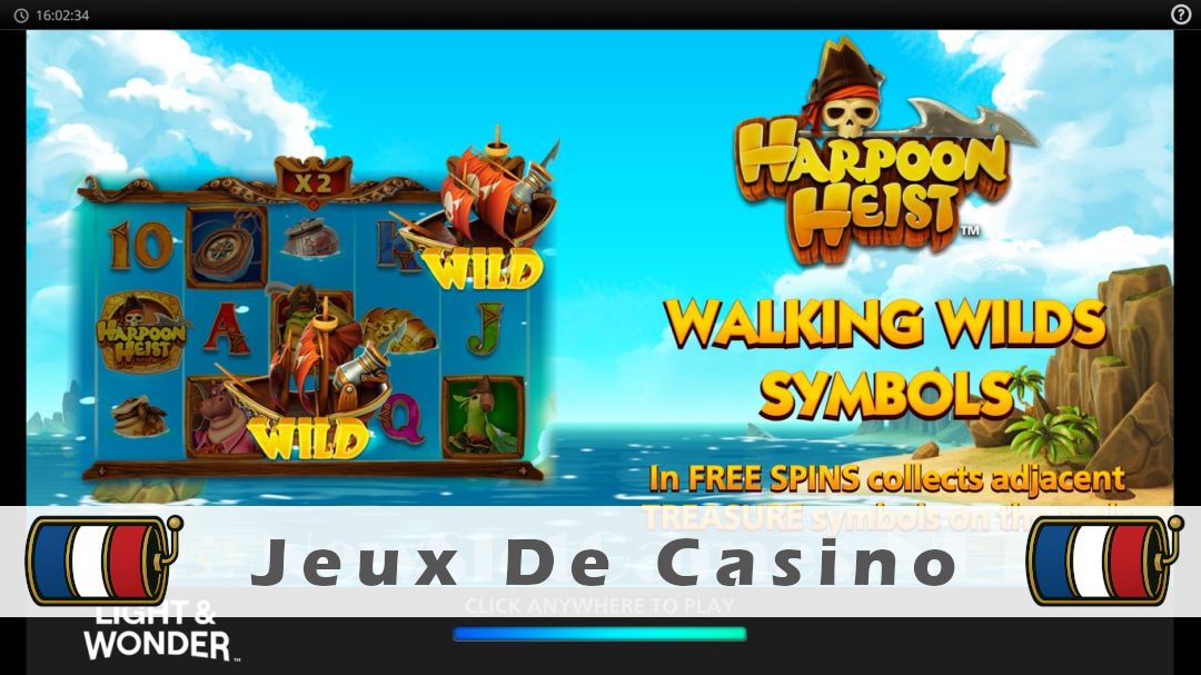 Démo de la machine à sous Harpoon Heist