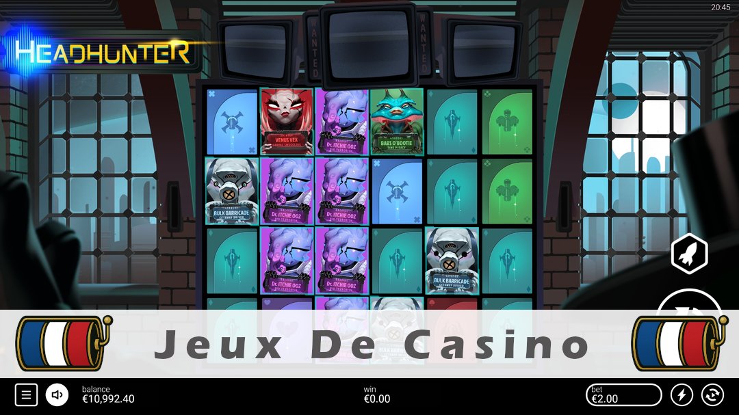 Démo de la machine à sous Headhunter