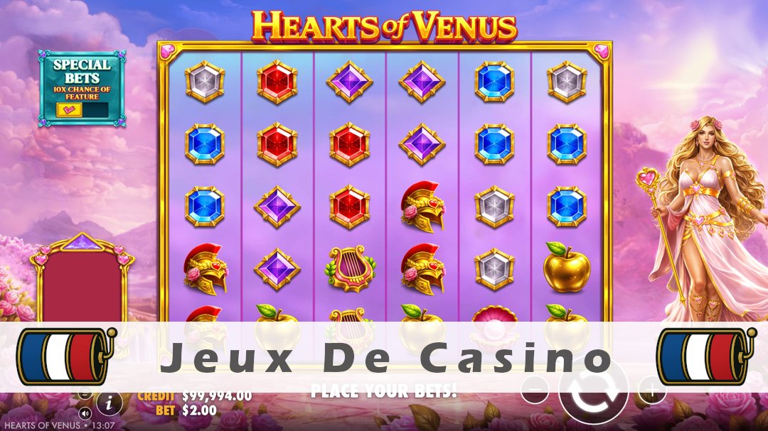 Démo de la machine à sous Hearts of Venus
