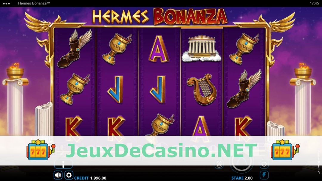 Démo de la machine à sous Hermes Bonanza