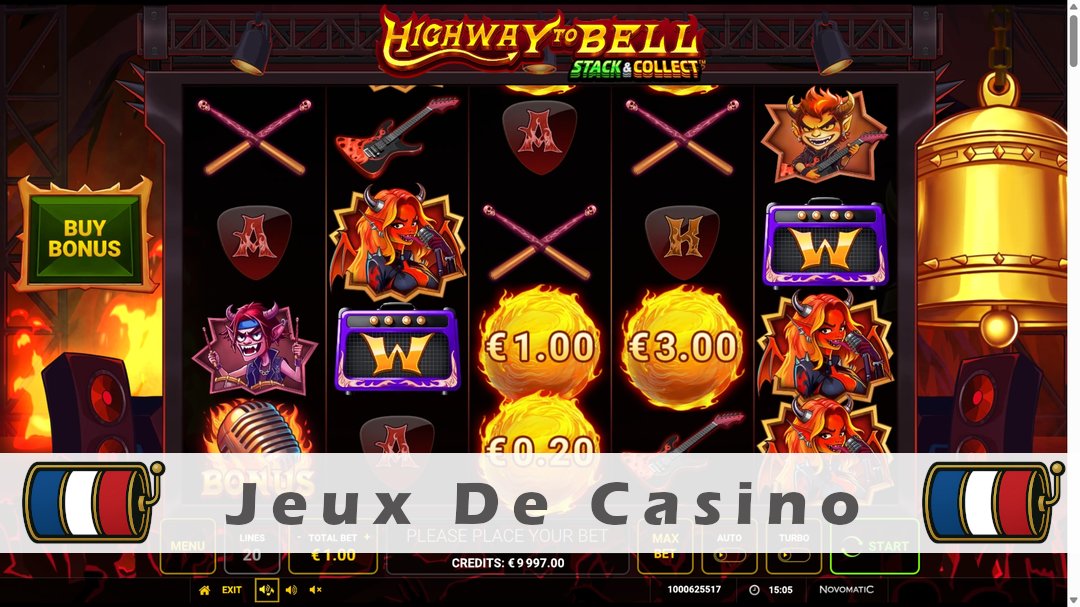 Démo de la machine à sous Highway to Bell Stack & Collect