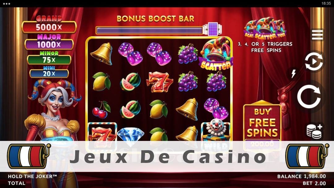 Démo de la machine à sous Hold the Joker