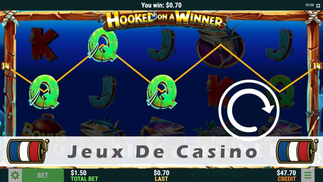 Démo de la machine à sous Hooked on a Winner