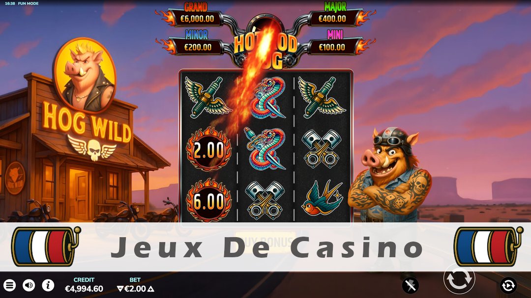 Démo de la machine à sous Hot Rod Hog
