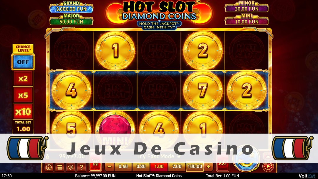 Démo de la machine à sous Hot Slot Diamond Coins