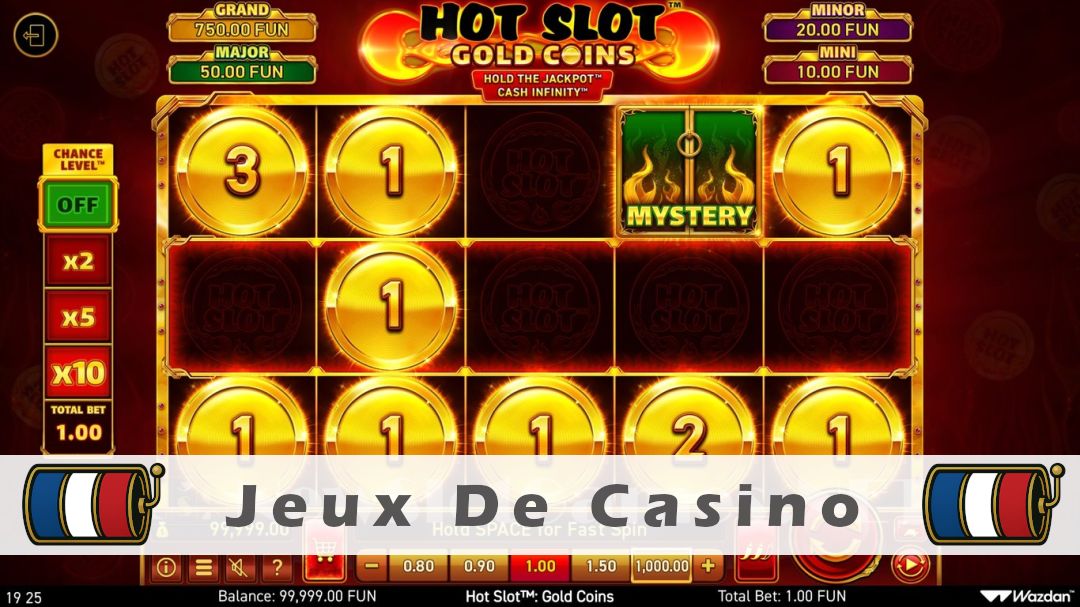 Démo de la machine à sous Hot Slot Gold Coins