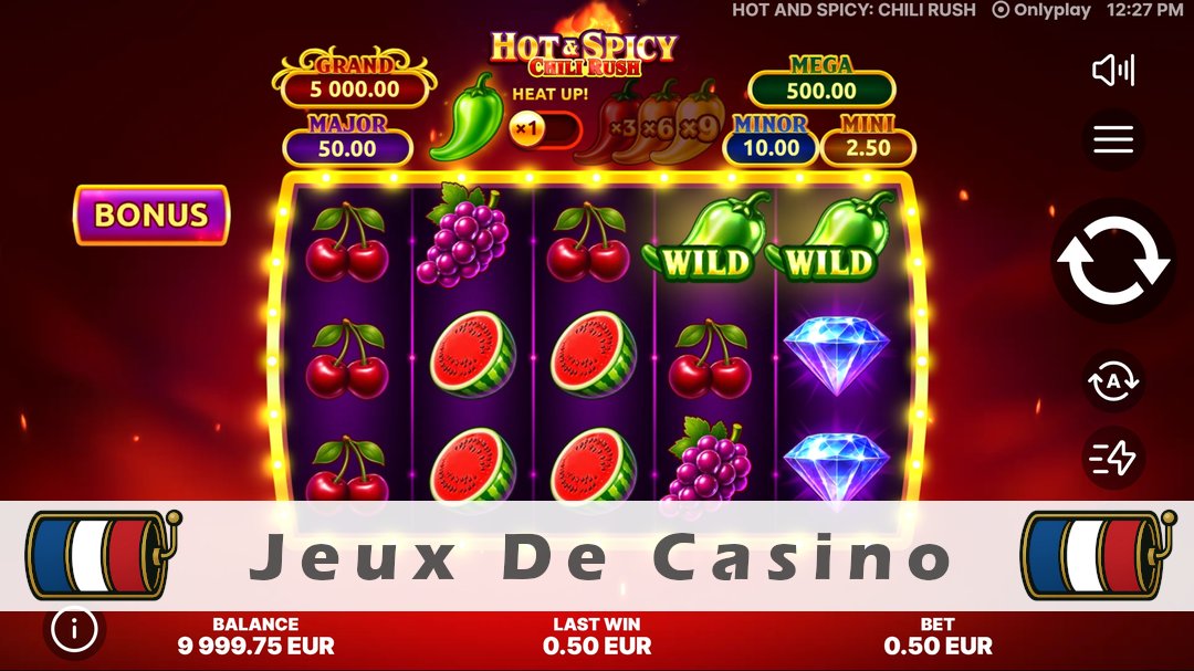 Démo de la machine à sous Hot & Spicy Chili Rush