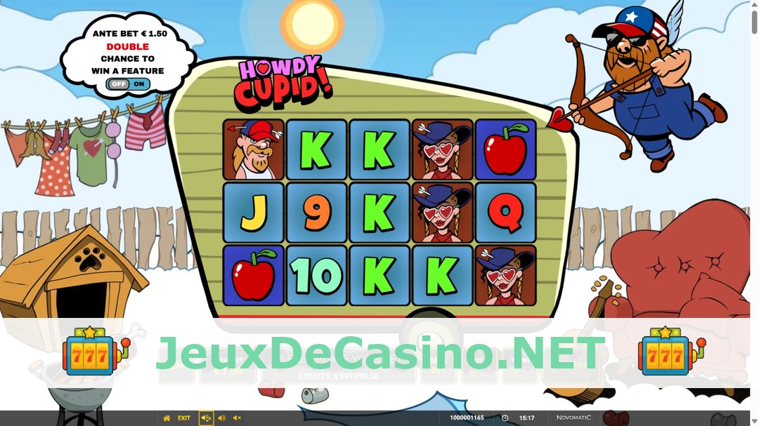 Démo de la machine à sous Howdy Cupid!