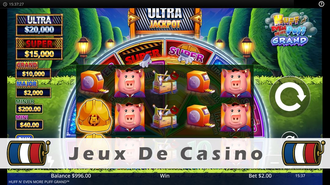 Démo de la machine à sous Huff N Even More Puff Grand