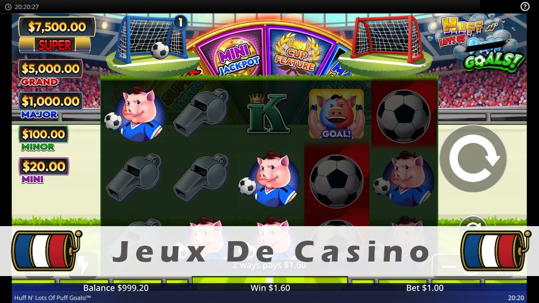 Démo de la machine à sous Huff N Lots of Goals