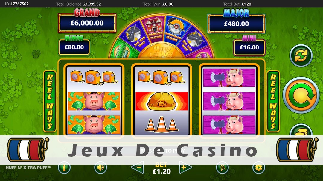 Démo de la machine à sous Huff N Xtra Puff