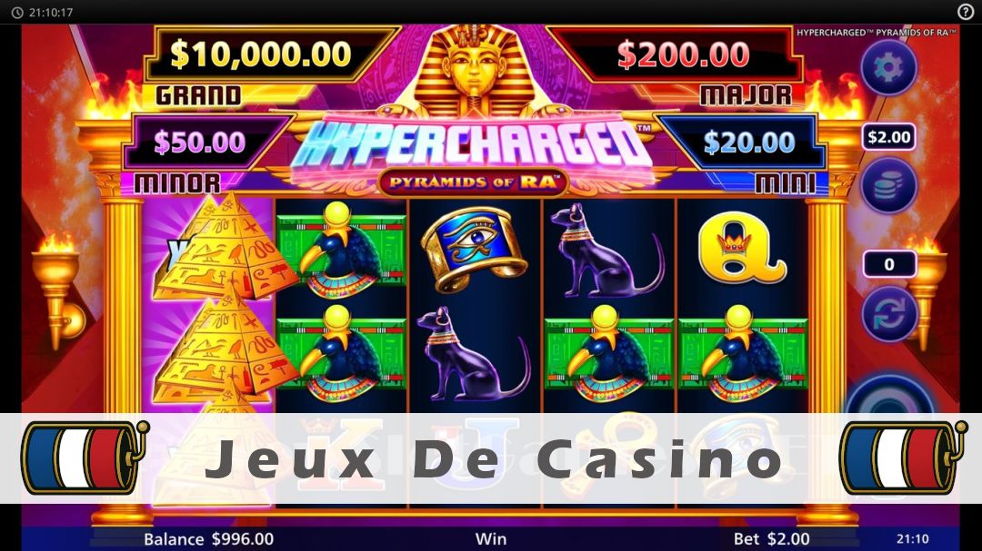 Démo de la machine à sous Hypercharged Pyramids of Ra