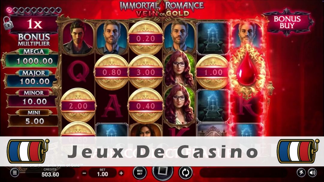 Démo de la machine à sous Immortal Romance Vein of Gold