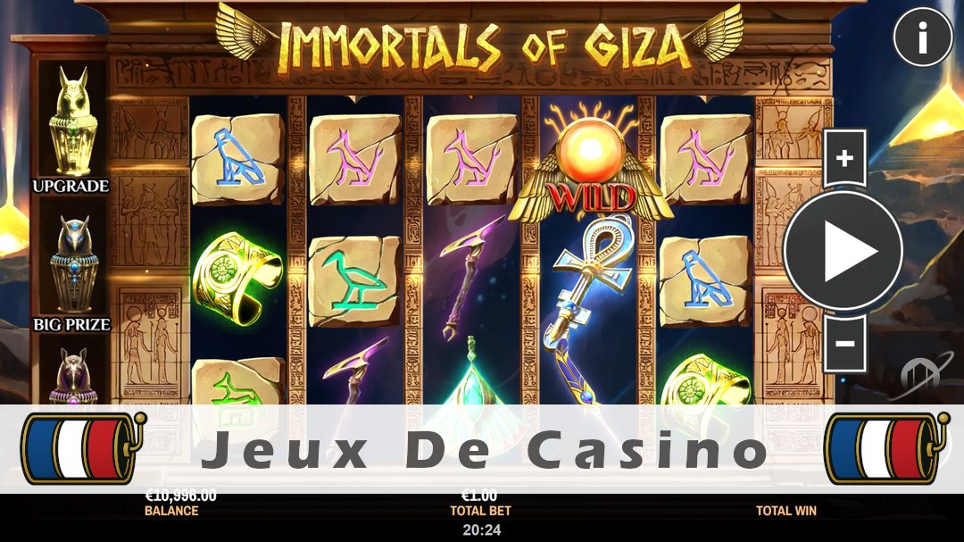 Démo de la machine à sous Immortals of Giza
