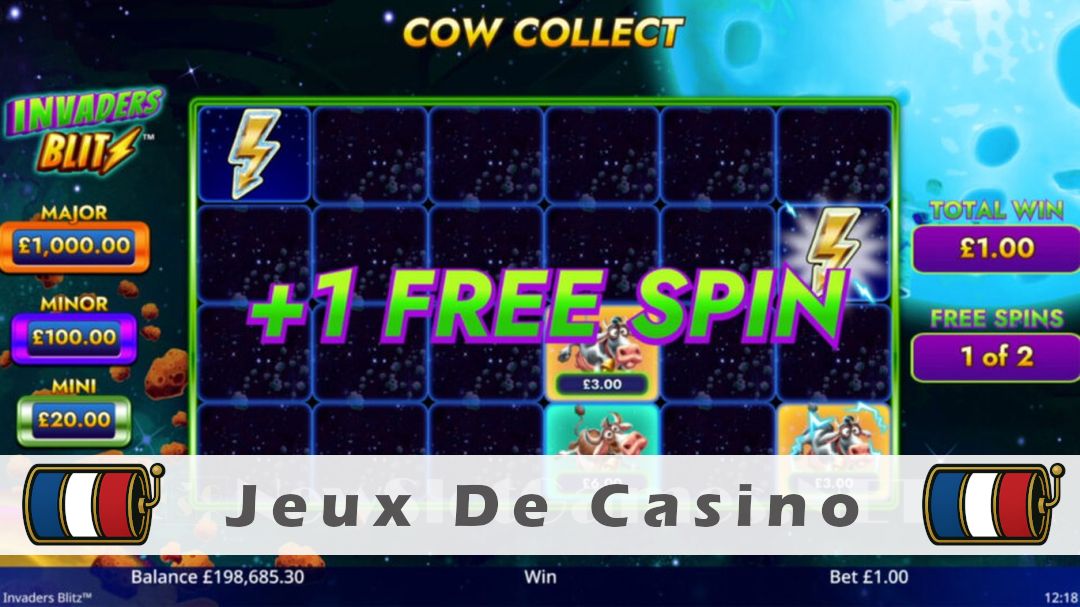 Démo de la machine à sous Invaders Blitz