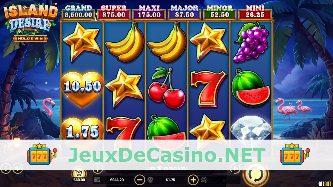Démo de la machine à sous Island Desire Hold & Win